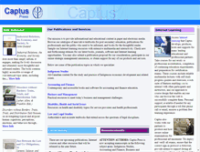 Tablet Screenshot of captus.com